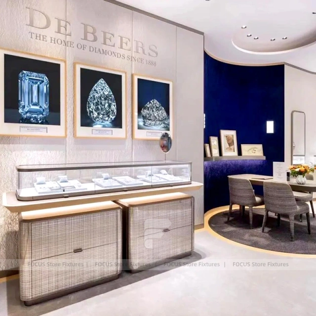 Contemporary Black Jewelry Feature Wall Display