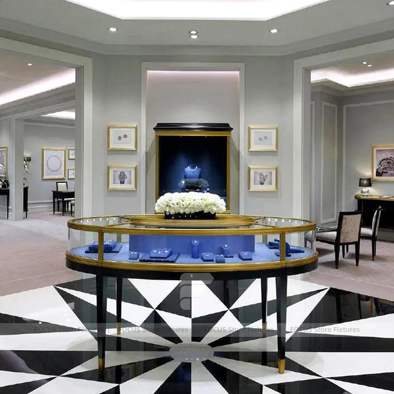 Contemporary Cream Jewelry Feature Wall Display