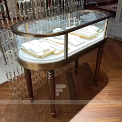 Contemporary Marble Accent Jewelry Feature Wall Display
