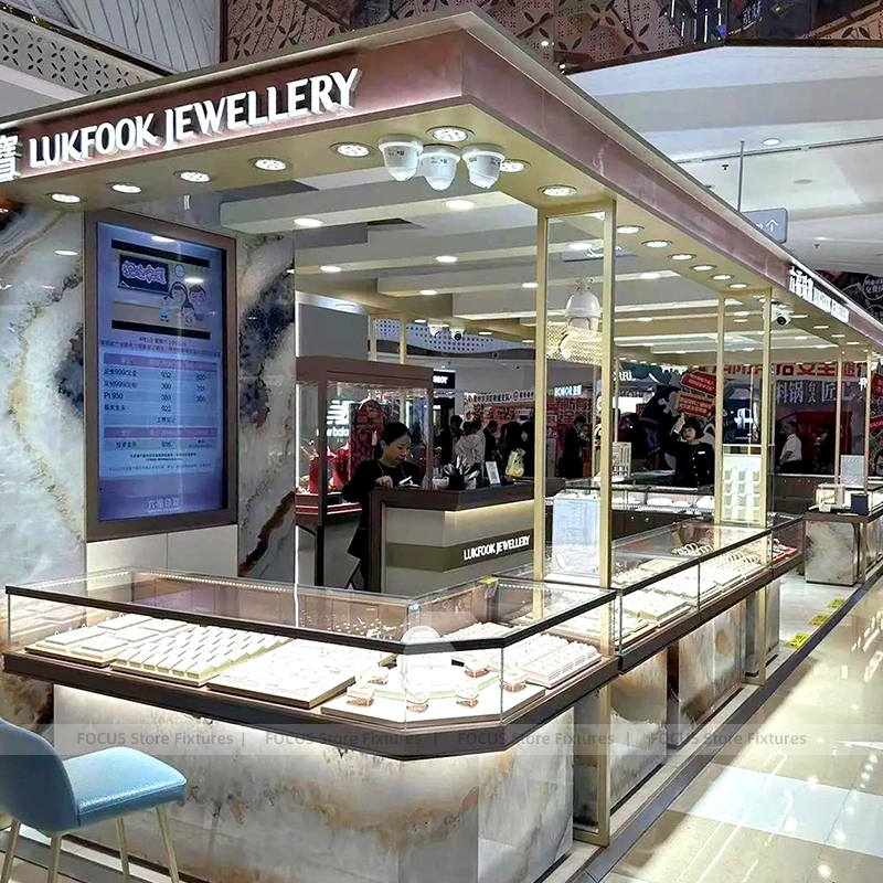 Contemporary White Jewelry Display Table