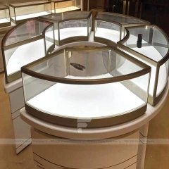 Custom Black Jewelry Display Showcase Set