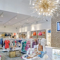 Gold Fashion Boutique Table Display