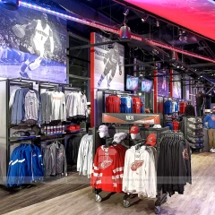 Hockey Stick Wall and Round Display