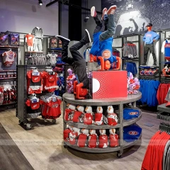 Hockey Stick Wall and Round Display