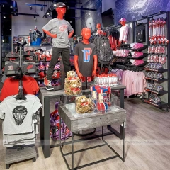Hockey Stick Wall and Round Display