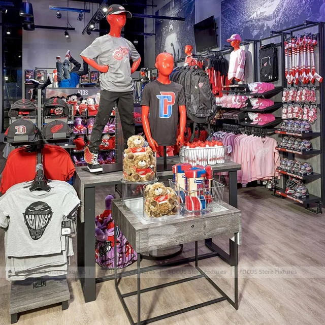 Hockey Stick Wall and Round Display
