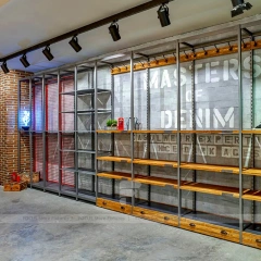 Industrial Denim Wall Table System