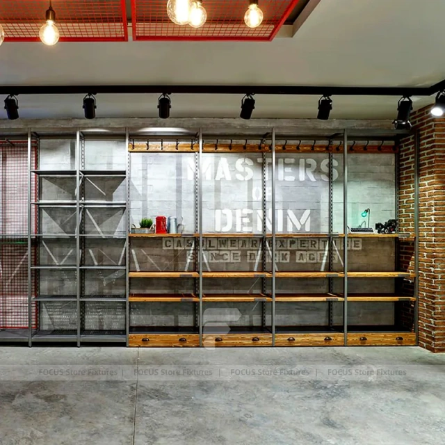 Industrial Denim Wall Table System
