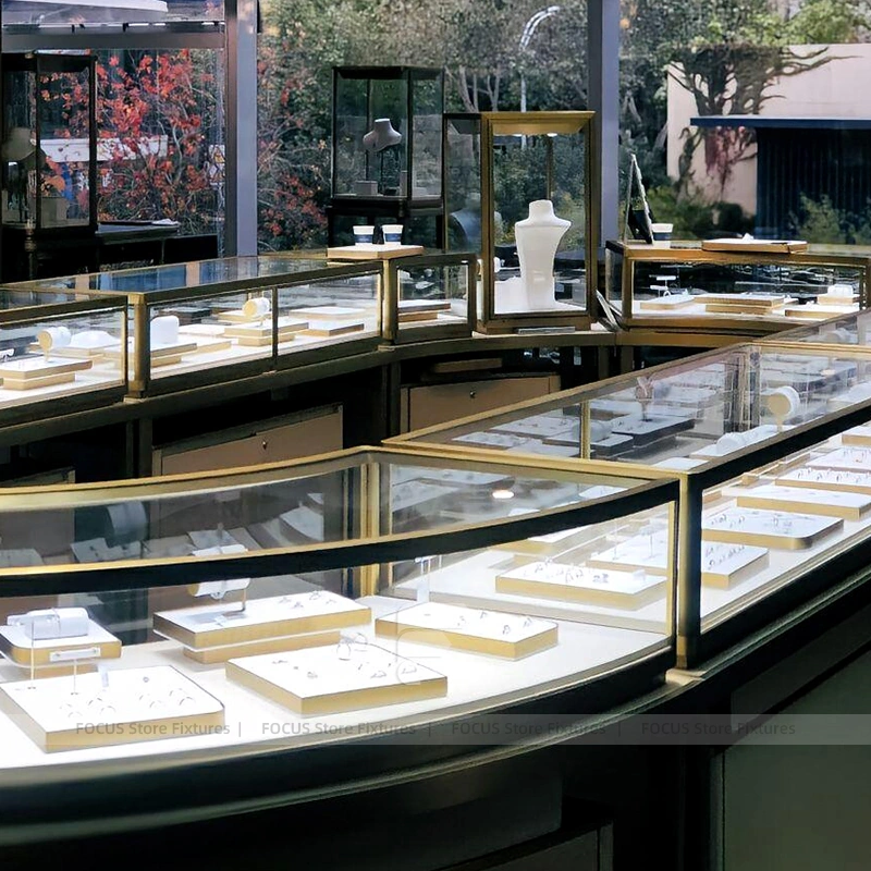 Luxury Beige Jewelry Tower Display Set