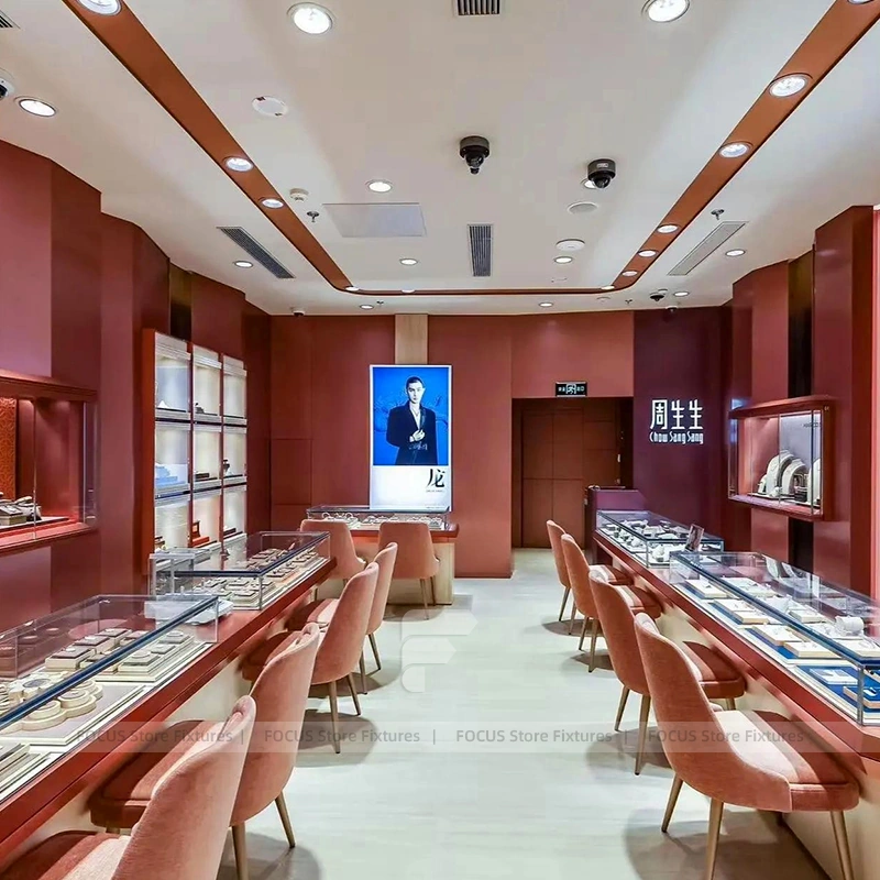 Luxury White LED Jewelry Showcase Set