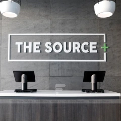 Minimal Electronics Glass Counter Display