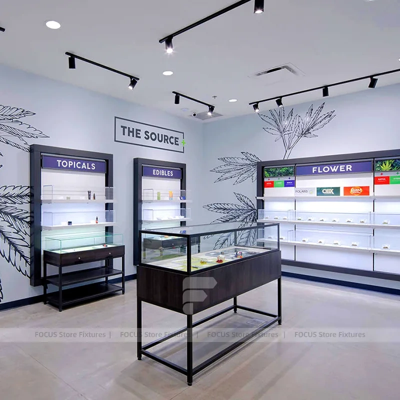 Minimal Electronics Glass Counter Display