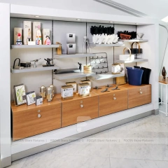 Minimal White Boutique Cabinet Display