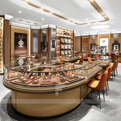 Modern Cream Jewelry Display Showcase Set Series 2