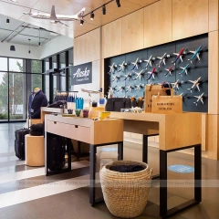 Modern Lifestyle Apparel Cube Display