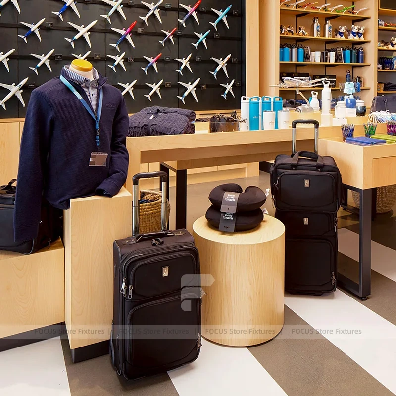 Modern Lifestyle Apparel Cube Display