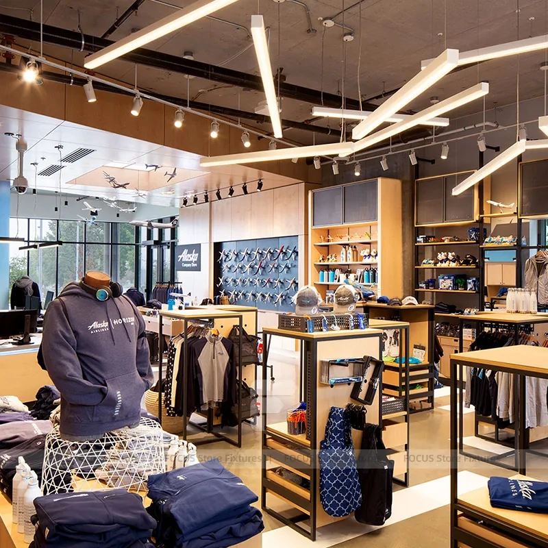 Modern Lifestyle Apparel Cube Display