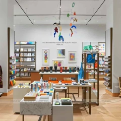 Modern Museum Gift Shop Table Display