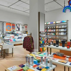 Modern Museum Gift Shop Table Display