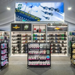 Modern Sportswear Wall Gondola Display
