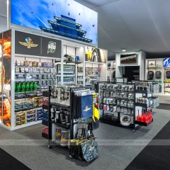 Modern Sportswear Wall Gondola Display