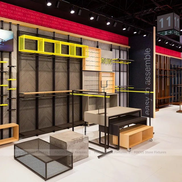 Modular Apparel Wall Table System