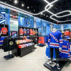 NHL Cap Wall Apparel Island Display