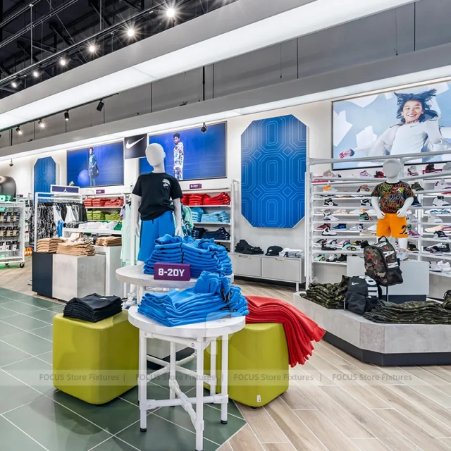 Open Sportswear Wall Display System