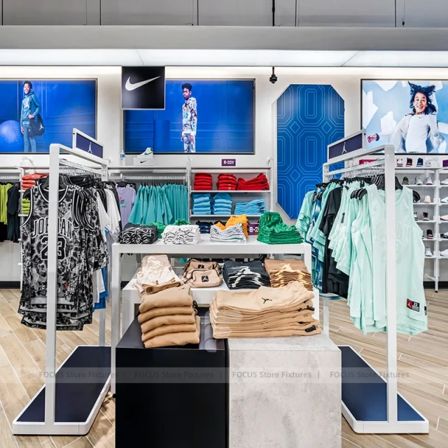 Open Sportswear Wall Display System