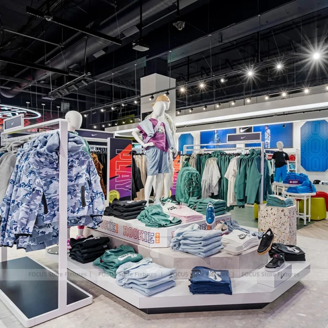 Open Sportswear Wall Display System