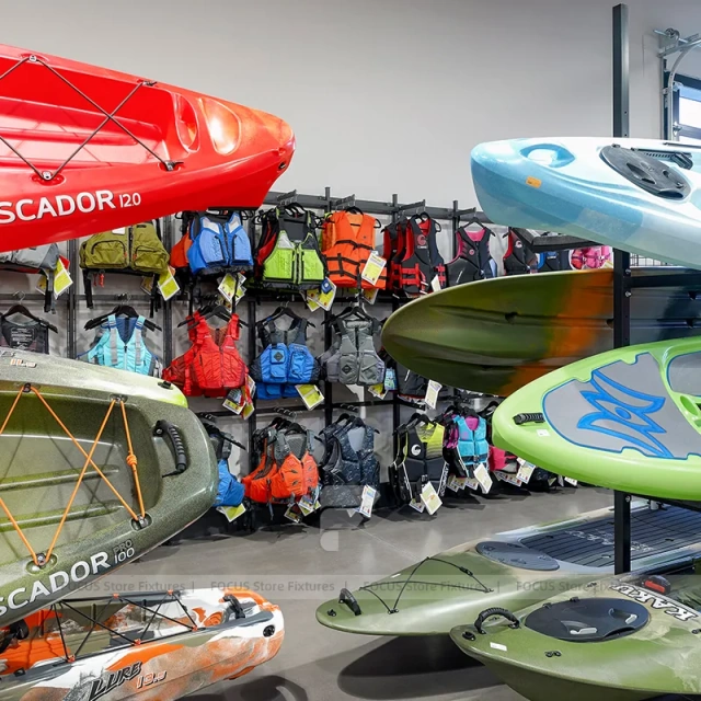 Outdoor Adventure Gear Gondola Display