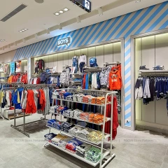 Premium Lifestyle Apparel Cabinet Display