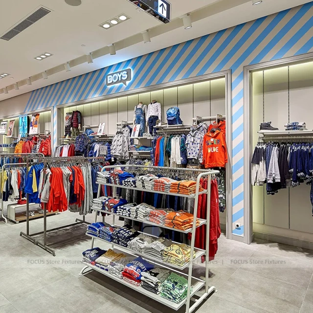 Premium Lifestyle Apparel Cabinet Display