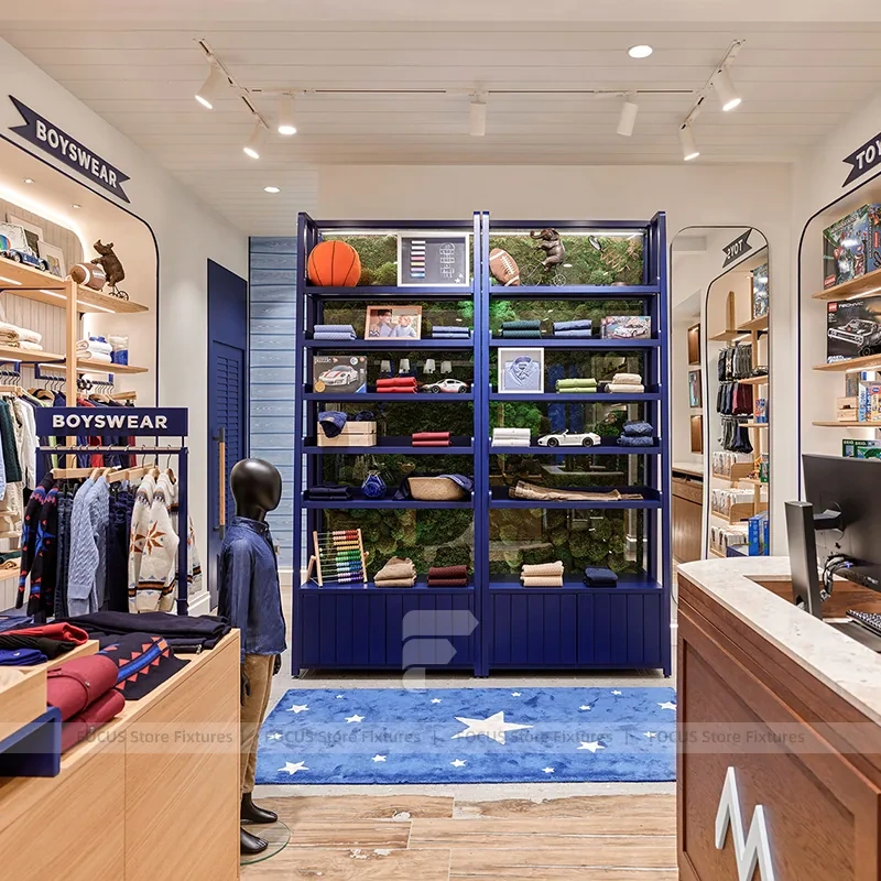 Premium Lifestyle Apparel Cabinet Display