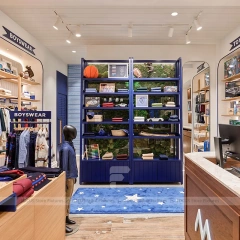 Premium Lifestyle Apparel Cabinet Display