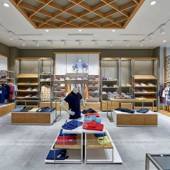 Premium Lifestyle Apparel Cabinet Display