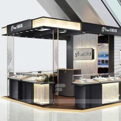 Premium Walnut Jewelry Display Cabinet Set