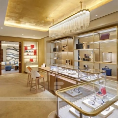 Refined Black Jewelry Display Showcase Set