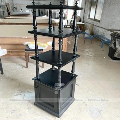 Refined Cream Jewelry Display Showcase Set