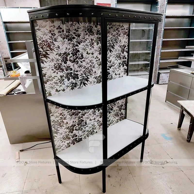 Refined Cream Jewelry Display Showcase Set