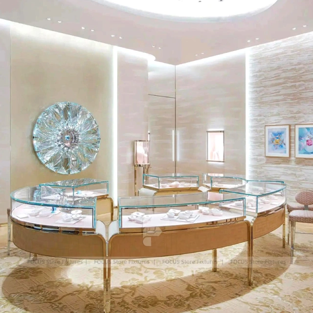 Refined Marble Accent Jewelry Tower Display Set