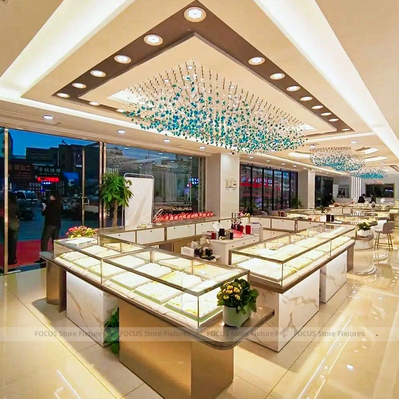 Sophisticated Walnut Jewelry Feature Wall Display