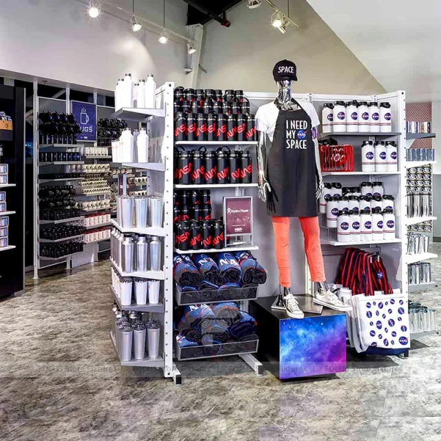 Space Theme Apparel Round Display