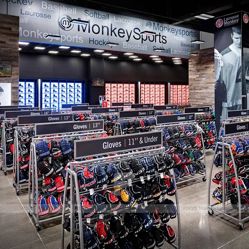 Sports Glove Wall Rack Display