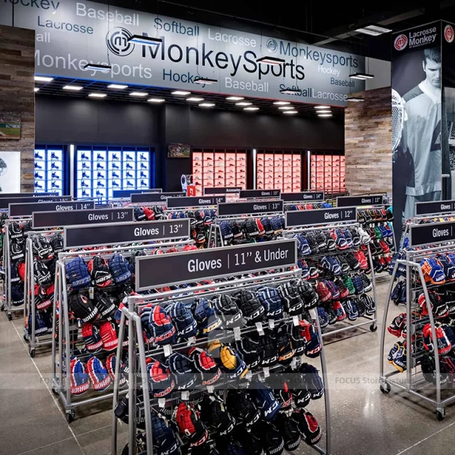 Sports Glove Wall Rack Display