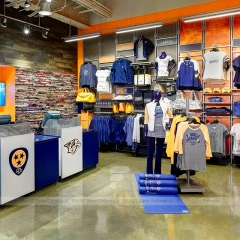 Stadium Team Apparel Cash Wrap Display