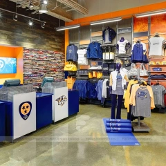 Stadium Team Apparel Cash Wrap Display