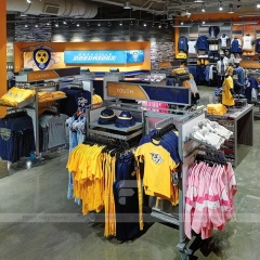 Stadium Team Apparel Cash Wrap Display