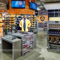 Stadium Team Apparel Cash Wrap Display