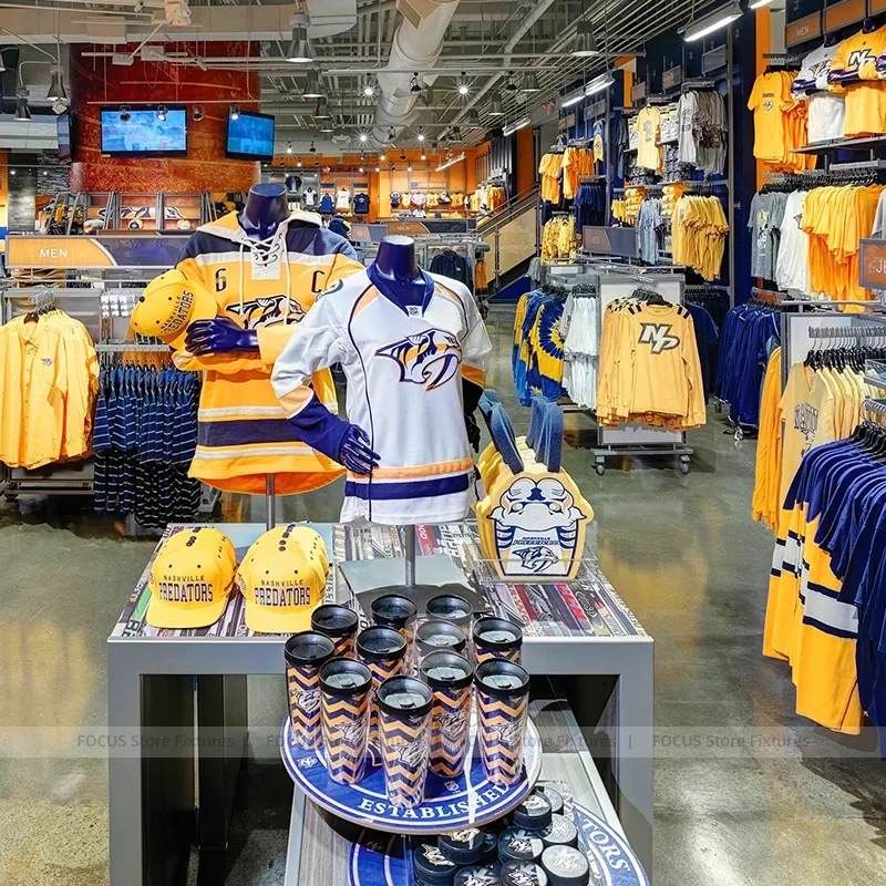 Stadium Team Apparel Cash Wrap Display